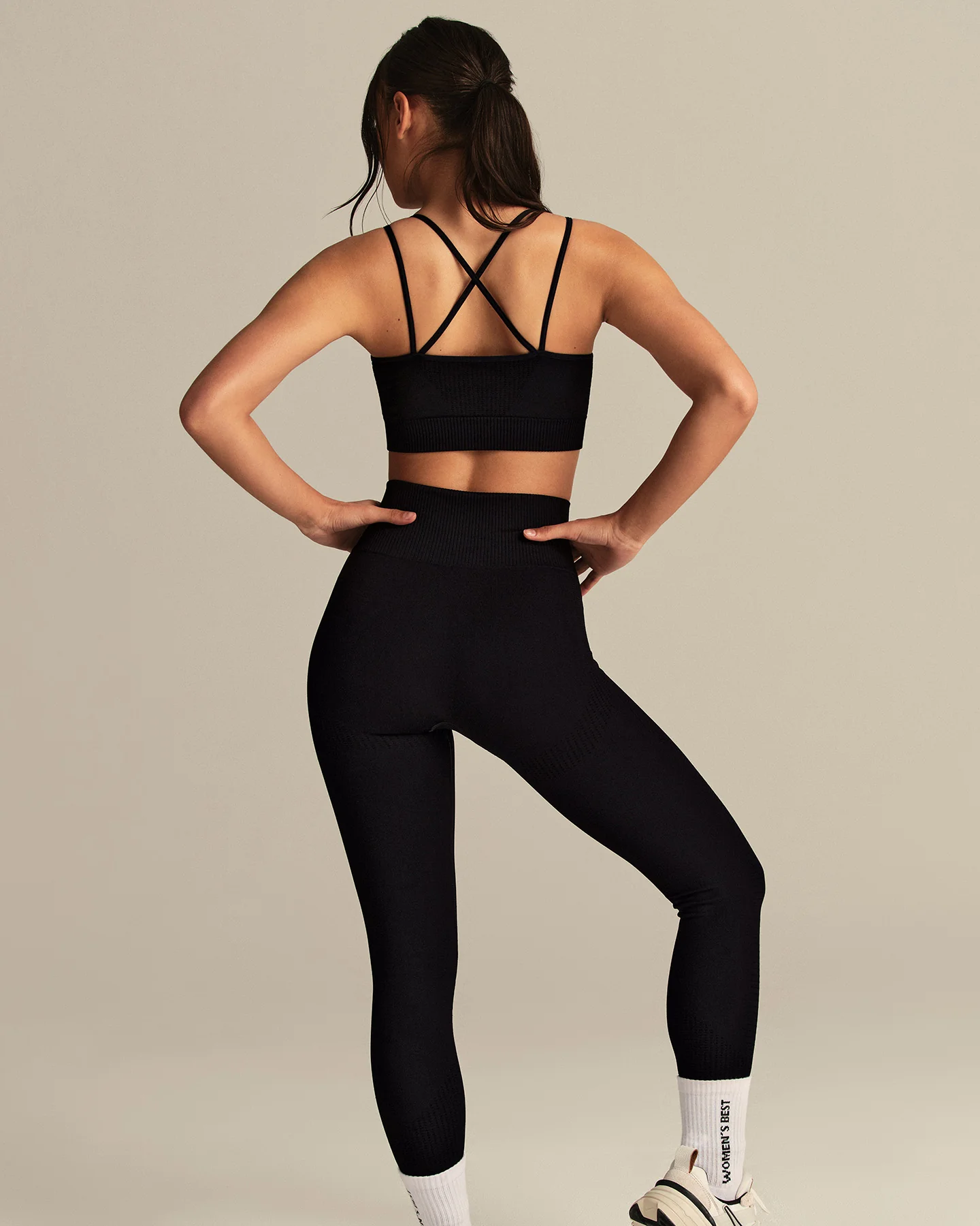 Power High Waist Leggings | Black - Image 8