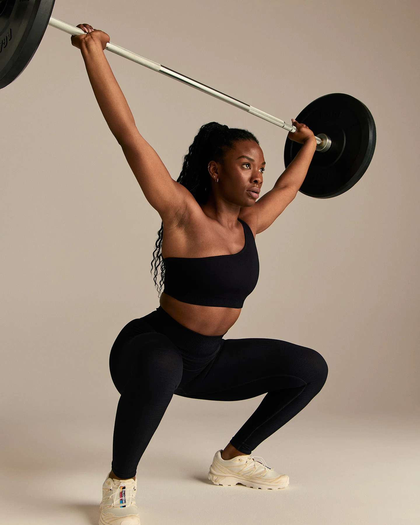 Power High Waist Scrunch Leggings | Black - Image 3