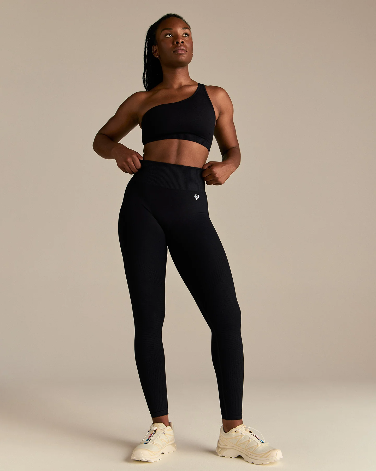 Power High Waist Scrunch Leggings | Black - Image 6
