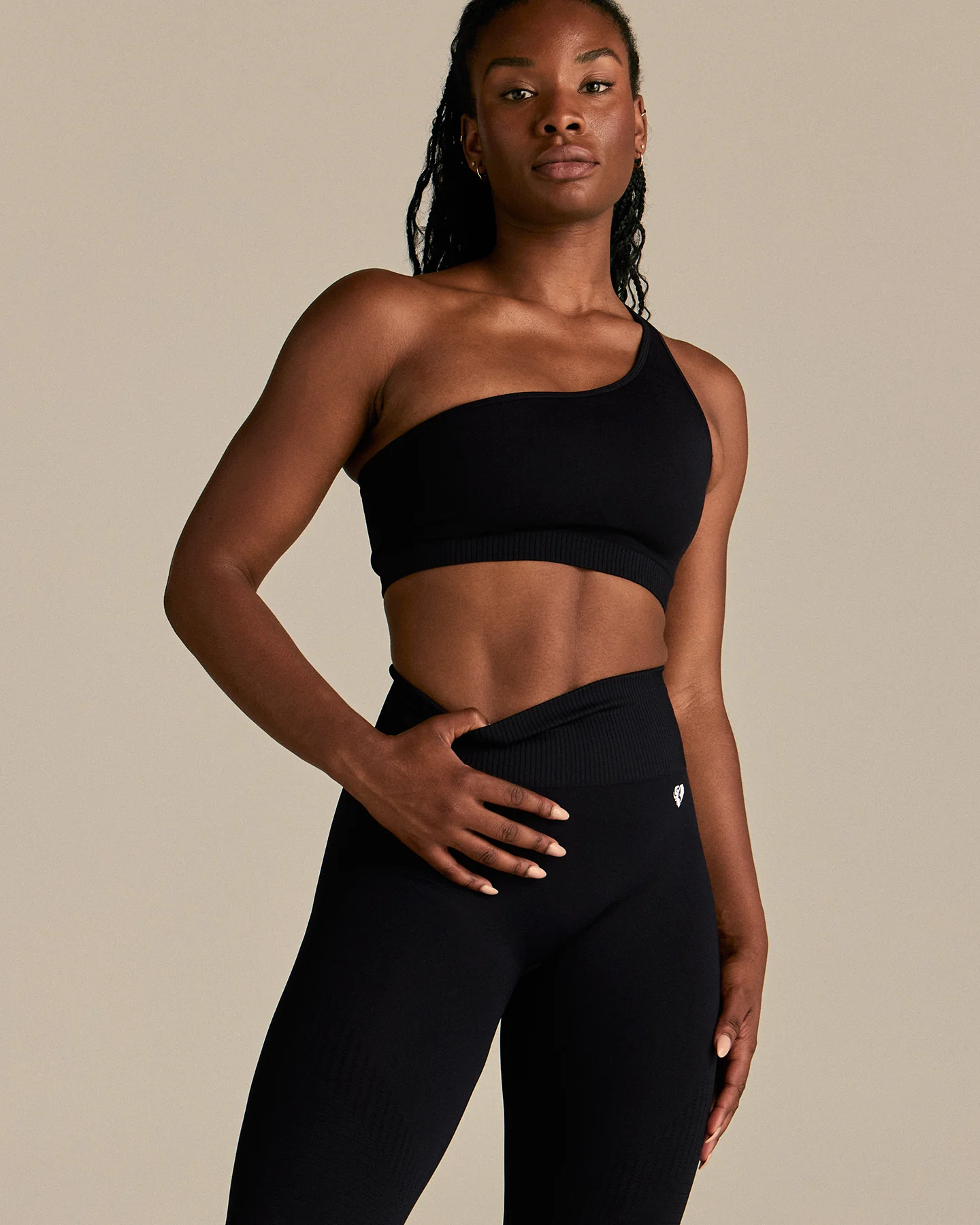 Power High Waist Scrunch Leggings | Black - Image 8